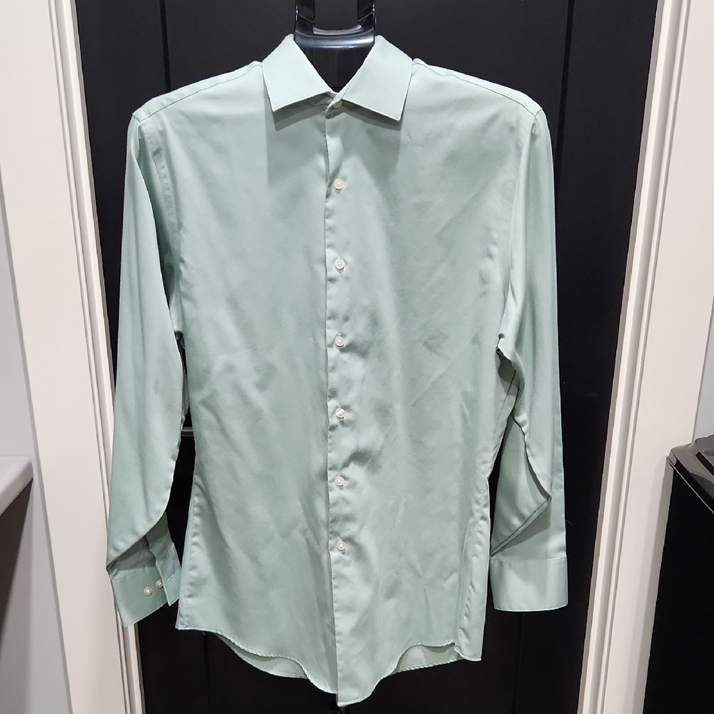 Geoffrey Beene Mint Green Dress Shirt
